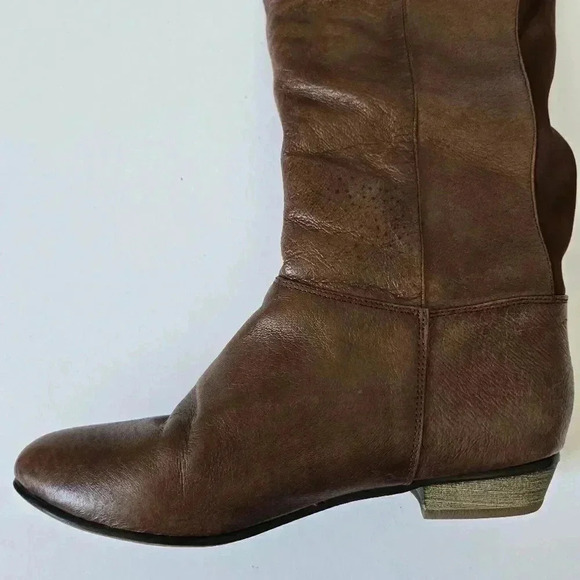 Steve Madden Creation Leather Knee Boots 7.5 - Picture 7 of 10